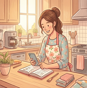Moms and parents managing the mental load of family and personal goals